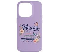 Mercies Are New Every Morning Lamentations Inspirational Case for iPhone 14 Pro