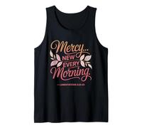 Mercies New Every Morning Lamentations 3:22-23 Christian Tank Top