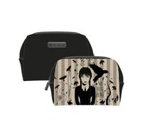 Mercoledì, Girls and Girls Cosmetic Bag, Black, One Size, Black, One Size