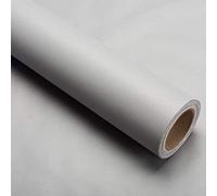 Mercoy 40cm x10m Grey Wallpaper Self Adhesvie Vinyl Film Peel and Stick Wallpaper Stick Back Plastic Removable Paper DIY Decorative for Kitchen Bedroom Bathroom Upgrade Thicker