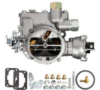 Mercruiser 3.0 Carburetor, Marine Carburetor For Mercruiser 2 Barrel Mercarb 2.5L, 3.0L, 4.3L, 5.0L, 5.7L, 4 CYL V8 w/Electric Choke Jet Gasket & Short Long Linkage