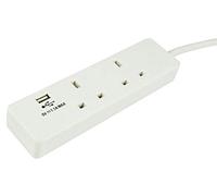 Mercury | 2 Gang Extension Lead USB Charging | 2 Metre