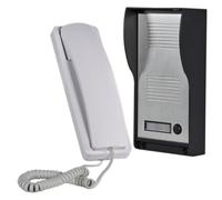 Mercury 2-Wire Audio Door Phone System - Clear Two-Way Communication, Weatherproof Outdoor Unit & Electronic Lock Control Easy Wired Home Intercom System UK