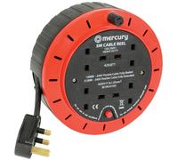 Mercury 4 Gang Extension Reels With Thermal Cut Out, 5M
