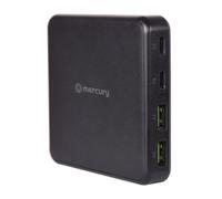 Mercury | Desktop USB GaN Charging Hub, 65W International Charger, USB Charging Hub with Multiple Ports, 2 x USB-A & 2 x USB-C | Home, Office or Travel