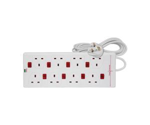 Mercury 8 Gang Extension Lead 2m