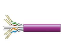 Mercury | Cat6a Network Cable High Speed Oxygen Free Solid Copper | 305 Metre Drum, Black