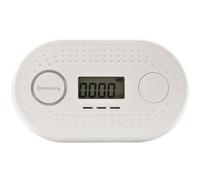 Mercury COD-831 Lifespan CO2 Sealed Battery Alarm Hassle and Worry for 10 Years Carbon Monoxide Detector with Digital Display Approved EU Laboratory, White