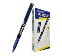 MERCURY DBrite Fineliner Pens, BLUE, Ultra Fine Point (0.3mm), Pack of 10, Everyday Use, Writing and School Supplies, Fine Line Width, School Office Home