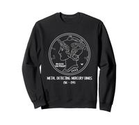 Mercury Dime Metal Detecting Coin Hunter Detectorist Hobby Sweatshirt