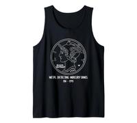Mercury Dime Metal Detecting Coin Hunter Detectorist Hobby Tank Top