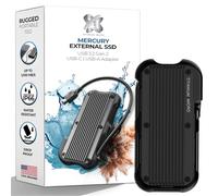 Mercury External Portable SSD 500GB 1000MB/s Rugged Water Drop Proof USB-C