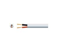 Mercury | Heavy Duty Double Insulated 100V Line Speaker Cable | 2 x 45 Strand | White 100m
