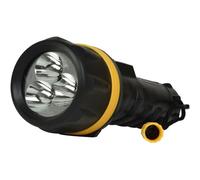Mercury Heavy Duty LED Rubber Torch Powered by 2 x D Type Batteries Not Supplied