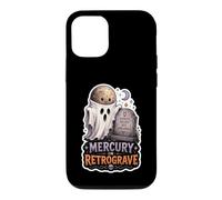 Mercury In Retrograve Retrograde Halloween Ghost Grave Case for iPhone 12/12 Pro
