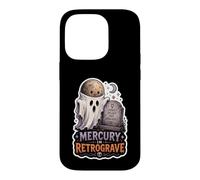 Mercury In Retrograve Retrograde Halloween Ghost Grave Case for iPhone 14 Pro