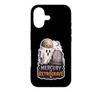 Mercury In Retrograve Retrograde Halloween Ghost Grave Case for iPhone 17