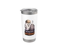 Mercury in Retrograve Retrograde Halloween Ghost Grave Stainless Steel Insulated Tumbler