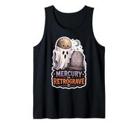 Mercury in Retrograve Retrograde Halloween Ghost Grave Tank Top