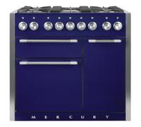 Mercury MCY1000DFBB 100cm Wide Blueberry Dual Fuel Freestanding Range Cooker