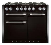 Mercury MCY1082DFAB 110cm Wide Ash Black Dual Fuel Freestanding Range Cooker