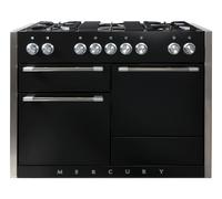 Mercury MCY1200DFLQ 120cm Wide Liquorice Dual Fuel Freestanding Range Cooker