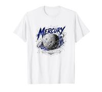 Mercury Planet Orbit RA 07h 11m 19s DEC 43 43 17 T-Shirt