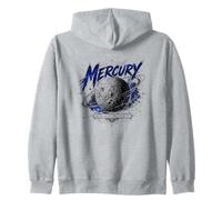 Mercury Planet Orbit RA 07h 11m 19s DEC 43 43 17 Zip Hoodie