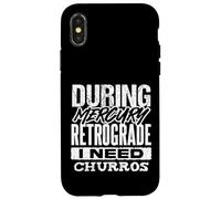 Mercury Retrograde Churro Lover Funny Astrology Case for iPhone X/XS