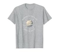 Mercury Retrograde Made Me Do It Astrological Humor T-Shirt, Men, Heather Grey, S