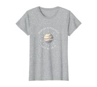 Mercury Retrograde Made Me Do It Astrological Humor T-Shirt, Women, Heather Grey, S