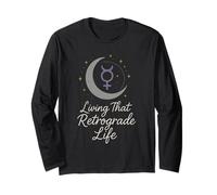 Mercury Retrograde Survivor Funny Astrology Meme Zodiac Long Sleeve T-Shirt