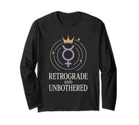 Mercury Retrograde Survivor Funny Astrology Meme Zodiac Long Sleeve T-Shirt