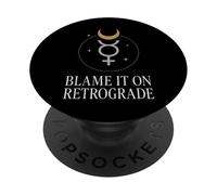 Mercury Retrograde Survivor Funny Astrology Meme Zodiac PopSockets Adhesive PopGrip