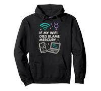 Mercury Retrograde Survivor Funny Astrology Meme Zodiac Pullover Hoodie