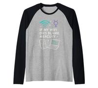 Mercury Retrograde Survivor Funny Astrology Meme Zodiac Raglan Baseball Tee