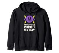 Mercury Retrograde Survivor Funny Astrology Meme Zodiac Zip Hoodie