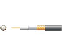 Mercury | RG59 B/U 75 Ohms Foam Filled Coaxial Cable - Copper Braid | Black 100m