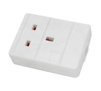 Mercury Single 1 Gang Trailing Socket Extension - White