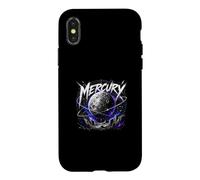 Mercury Space Planet Orbit Science Focus Case for iPhone X/XS