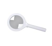 Mercury Strong Handheld Magnifying Glass a Light Up Magnifying Lens with an Impressive 3 x Magnification & 3 x LED Lights, Batteries are required for LED Light, White