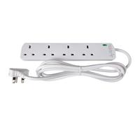 Mercury | Surge Protected 2 Metre 4 Gang Extension Lead | UK 4-Gang, 2-Metre, Surge Protected, 430.009UK