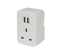 Mercury | UK to Europe Travel Adaptor with Twin USB
