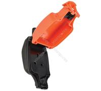 IP54 Rated Weatherproof 1 Gang Outdoor Socket 13A Rewireable DIY