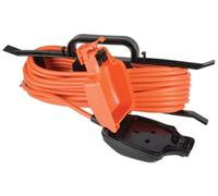 Mercury Weatherproof Outdoor 1 Gang Socket 5M Extension Lead With H Frame Cable Tidy