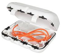 Mercury | Weatherproof Outdoor Enclosure with 4-Gang 2m Extension Lead, White