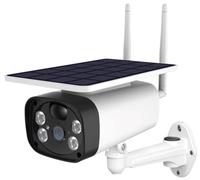 Mercury | WiFi Solar Security Camera Outdoor | HD 2MP PIR Motion Detection, 2-Way Audio, LED Night Vision | TUYA App Control | Rechargeable Battery | Commercial CCTV for Remote Monitoring