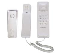 Mercury | Wireless Digital Door Phone System, Weatherproof Outdoor Unit, Up to 300m Transmission Range, Power Supplies for Both Units are Supplied | White