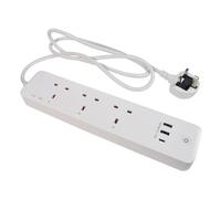 Mercury | Wireless Remote Control 3 Gang Extension Lead With Added USB A & C Ports : Effortless Power Management with Individual Socket Control and USB Charging