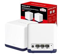 Mercusys AC1900 Whole Home Mesh Wi-Fi System, Coverage up to 4,000 ft² (350 m²) Connect over 100 Devices, Full Gigabit Ports, Dual Band Wi-Fi, Easy App Control, Halo H50G(2-pack)